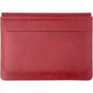 FIXED Oxford kožené pouzdro MacBook 12" červené