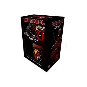 Dárkový set Deadpool (hrnek, klíčenka, tácek)