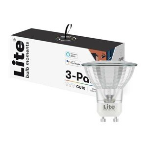 Lite bulb Moments White and Color Ambience GU10 (Google Home, Amazon Alexa), 3 ks