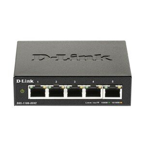 D-Link DGS-1100-05V2 5-portový Gigabit Smart Managed Switch