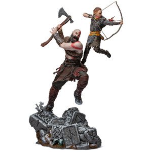 Soška Iron Studios - Kratos and Atreus BDS Art Scale 1/10 – God of War