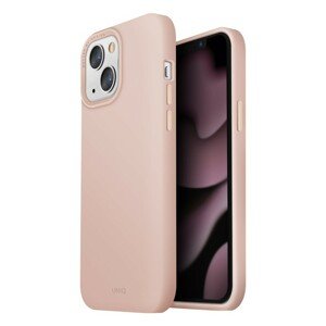 UNIQ Lino Blush Pink MagSafe Compatible iPhone 13 růžový