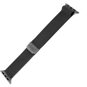 FIXED Mesh Strap síťový nerezový řemínek Apple Watch 42/44/45mm černý
