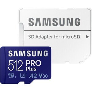 Samsung micro SDXC 512GB PRO Plus + SD adaptér