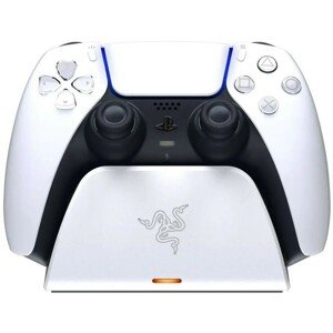 Razer PlayStation 5 nabíjecí stanice bílá