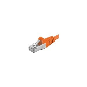 Premiumcord Patch kabel CAT 6a S-FTP RJ45-RJ45 AWG 26/7 7m oranžový