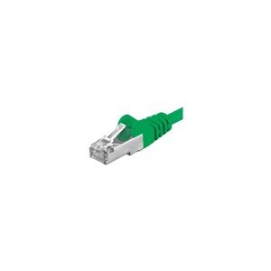 Premiumcord Patch kabel CAT 6a S-FTP RJ45-RJ45 AWG 26/7 10m zelený