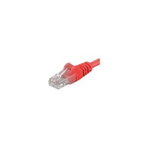 PremiumCord Patch kabel UTP RJ45-RJ45 CAT6 1,5m červený