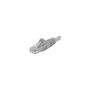 PremiumCord Patch kabel UTP RJ45-RJ45 level 5e 1m šedý
