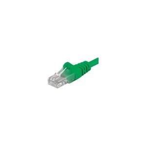PremiumCord Patch kabel UTP RJ45-RJ45 level 5e 5m zelený