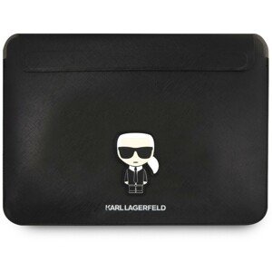 Karl Lagerfeld Saffiano Ikonik Computer Sleeve 16" černý