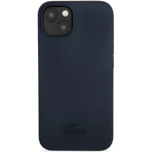Lacoste Liquid Silicone Glossy Printing Logo Kryt pro iPhone 13 Navy