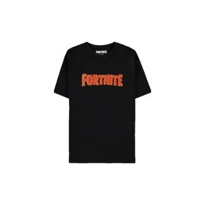 Tričko Fortnite - Orange Logo S