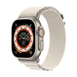 Apple Watch 49/45/44mm hvězdně bílý alpský tah - S