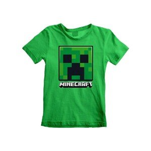 Tričko dětské Minecraft Creeper Face (5-6 let)