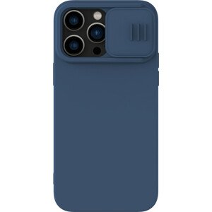Nillkin CamShield Silky Silikonový Kryt iPhone 14 Pro Max modrý