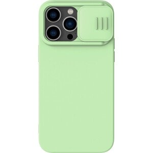 Nillkin CamShield Silky Magnetic Silikonový Kryt iPhone 14 Pro zelený