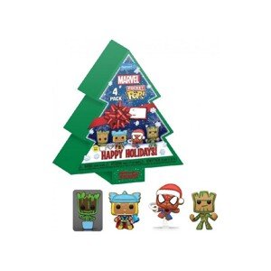 Funko Pocket POP!: Marvel- Tree Holiday Box (4 figurky)
