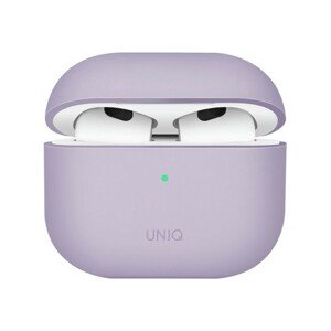 UNIQ Lino Hybrid Liquid silikonové pouzdro AirPods 2021 fialové