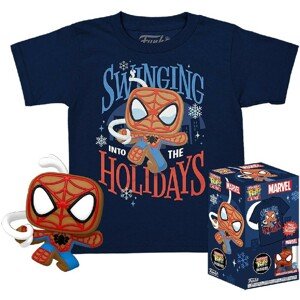 Funko Pocket POP! & Tee: Marvel - Spider-Man (Gingerbread ) dětské L