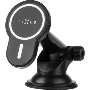 FIXED MagClick XL držák s bezdrátovým nabíjením a MagSafe černý