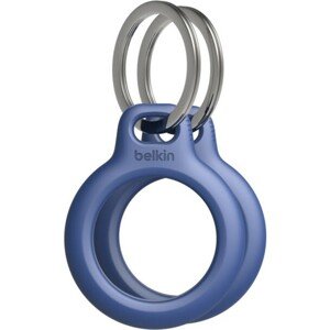 Belkin Secure holder pouzdro na AirTag s kroužkem modré (dual pack)