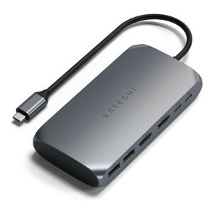 Satechi Aluminium USB-C Multimedia Adapter M1 vesmírně šedý