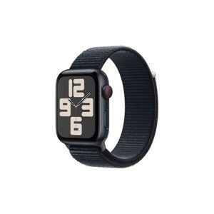 Apple Watch SE (2023) Cellular 40mm sportovní provlékací řemínek temně inkoustový