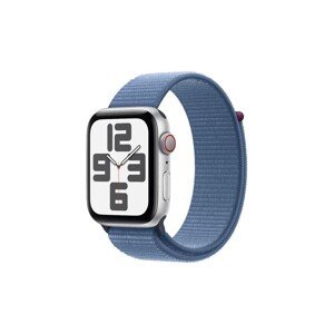 Apple Watch SE (2023) Cellular 44mm sportovní provlékací řemínek ledově modrý