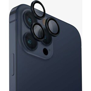 UNIQ OPTIX Aluminium Camera Lens Protector iPhone 15 Pro tmavě modrá