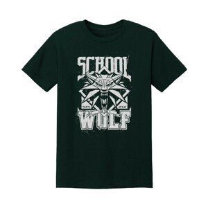 Tričko The Witcher - School of the Wolf S