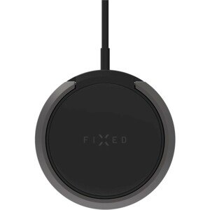 FIXED MagPad bezdrátová MagSafe nabíječka se stojánkem (15W) černá