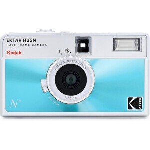 Kodak EKTAR H35N Glazed Analogový fotoaparát modrý