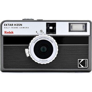 Kodak EKTAR H35N Striped Analogový fotoaparát černý