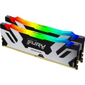 Kingston FURY Renegade DDR5 64GB 6000MHz CL32 2x32GB RGB Černostříbrná