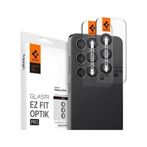 Spigen Glass tR EZ Fit Optik Pro 2 Pack Samsung Galaxy S24+ černý
