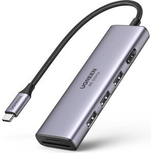 UGREEN USB-C Hub na HDMI s 3x USB, SD/TF