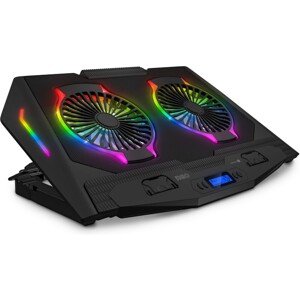 CONNECT IT NEO RGB chladicí podložka pod notebook černá