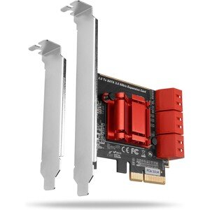 AXAGON PCES-SA6 PCIe řadič 6x interní SATA 6G port