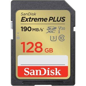 SanDisk SDXC karta 128GB Extreme PLUS