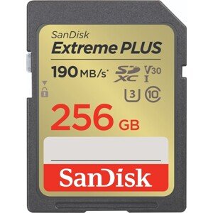 SanDisk SDXC karta 256GB Extreme PLUS