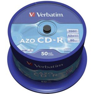 VERBATIM CD-R(50 ks)Spindle/Crystal/DLP/52x/700MB