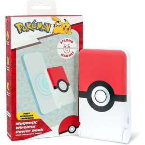 OTL Pokémon Pokéball magnetická bezdrátová powerbanka