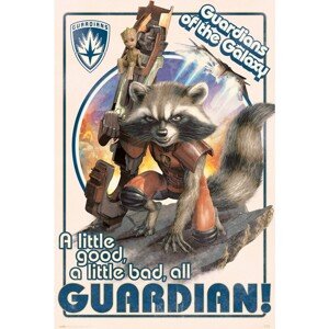 Plakát Guardians of the Galaxy - Rocket and Baby Groot (187)