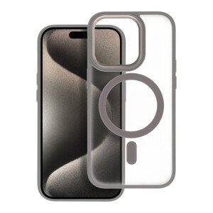 Smarty Matte Mag kryt s MagSafe iPhone 15 Pro titanium