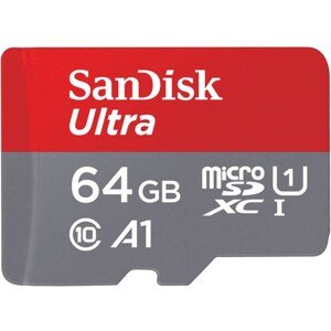 SanDisk MicroSDXC karta 64GB Ultra + adaptér