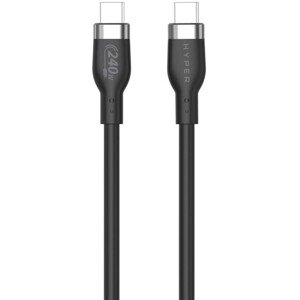 Hyper Silicone 240W USB-C nabíjecí kabel 2m černý