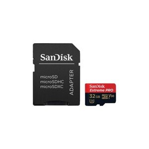 SanDisk Extreme Pro microSDHC 32 GB A1 Class 10 UHS-I V30 + adaptér