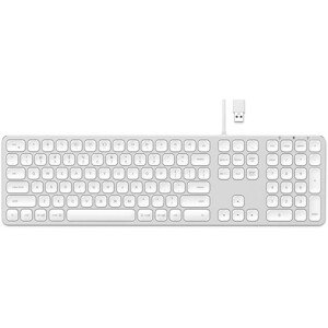 Satechi Aluminum Keyboard s číselnou klávesnicí US stříbrná
