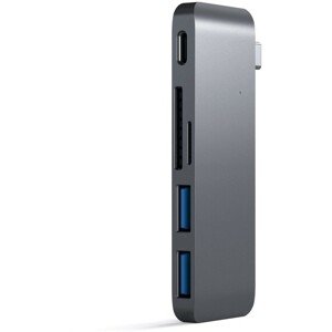 Satechi Passthrough USB hub MacBook 12" vesmírně šedý